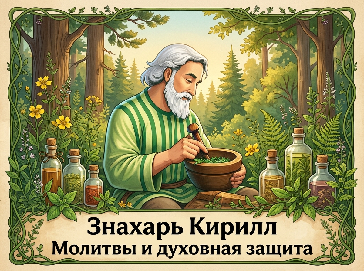 Знахарь Кирилл — молитвы, обряды и духовная защита